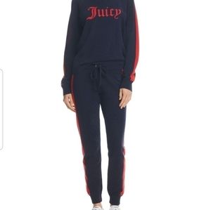 Juicy Couture blue cashmere track suit